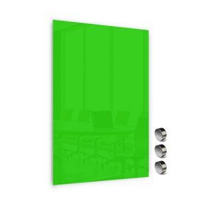 Memoboards Skleněná magnetická tabule 100 × 200 cm, zelená