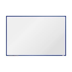 BoardOK Bílá magnetická tabule s emailovým povrchem 180 × 120 cm, modrý rám
