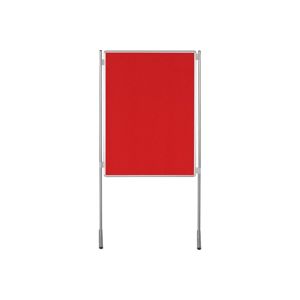 Textilní paraván ekoTAB 120 × 90 cm, červený