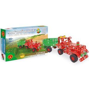 Malý konstruktér - FARMER Traktor s přívěsem (Zemědělské stroje)