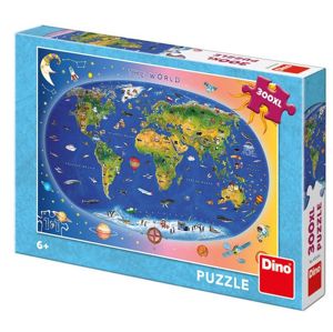 Puzzle - Dětská mapa XL 300 dílků