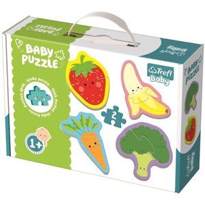 Puzzle baby Zelenina a ovoce 2dílky