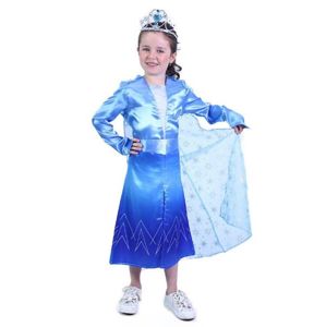 Kostým Modrá zimní princezna dětský - vel. M