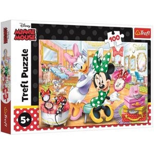 Puzzle Minnie Disney v salónu krásy 41x 27,5cm 100 dílků