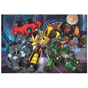 Puzzle Tým Autobotů - Transformers Robots in Disguise 100 dílků, 41 x 27,5 cm
