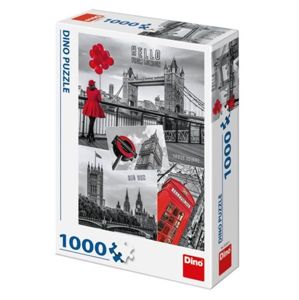 Puzzle Londýn - koláž 1000 dílků
