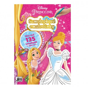 Samolepková omalovánková knížka Princezny Disney