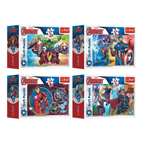 Minipuzzle Avengers/ Hrdinové 54 dílů, mix druhů