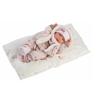Llorens 73882 NEW BORN - realistická panenka miminko s celovinylovým tělem - 40 cm