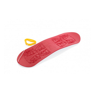 Snowboard plast 70 cm - červený