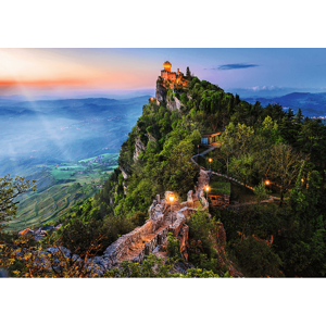 Puzzle Premium Plus Photo Odyssey-  La Cesta, San Marino, 1000 dílků