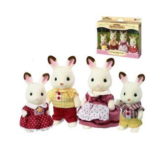 Sylvanian Families Rodina "chocolate" králíků