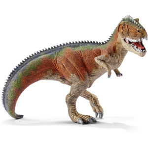 Schleich 14543 Prehistorické zvířátko - Giganotosaurus oranžový s pohybl. čelistí