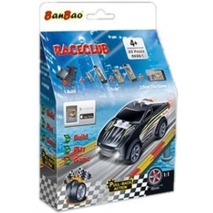BanBao stavebnice RaceClub auto závodní Black Widow