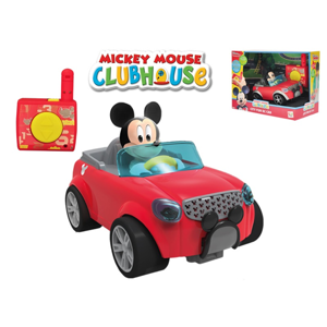 Mickey Mouse R/C cabriolet 16cm 2,4GHz na baterie 18m+