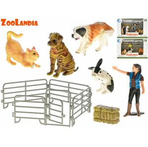 Zoolandia zvířátka farma s doplňky, mix druhů