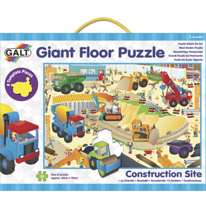 Velké podlahové puzzle – na staveništi (60×90cm)