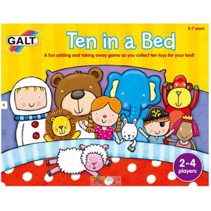 10 v posteli - zábavná hra, která naučí děti počítat