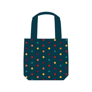 Skládací nákupní taška - Happy Dots