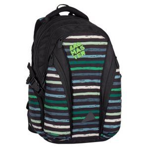 Školní batoh Bagmaster - BAG 7 CH BLACK/GREEN