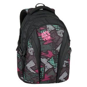 Studentský batoh Bagmaster - BAG 7 B BLACK/PINK/GREY
