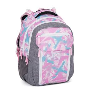 Školní batoh Porto  – růžovo-modrý