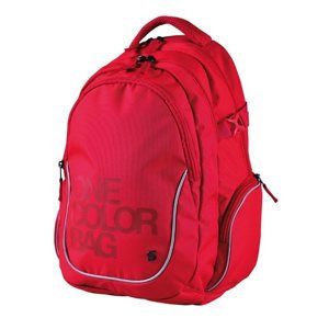 Studentský batoh Stil teen - One Colour červený