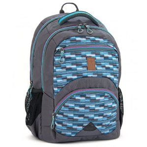 Školní batoh Ars Una AU06 - modrošedý
