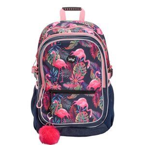 BAAGL Školní batoh - Flamingo