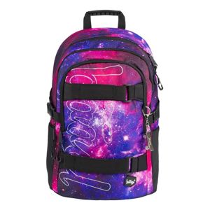 BAAGL Školní batoh Skate - Galaxy
