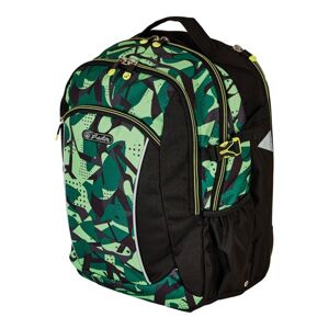Školní batoh Herlitz Ultimate - zelená/černá