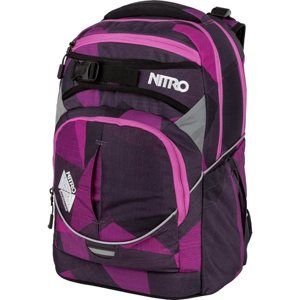 Školní batoh Nitro SUPERHERO - Fragments Purple