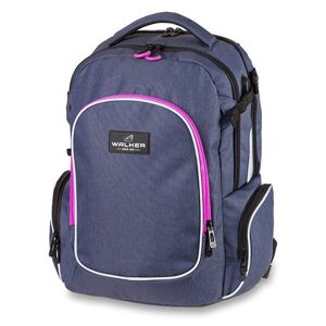 Studentský batoh WALKER Campus Evo - Blue Ivy/Pink