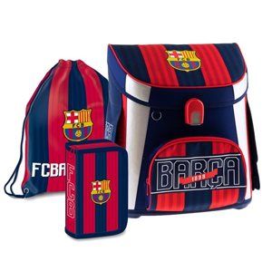 Školní set Ars Una - FC Barcelona 18 - aktovka + penál (plný) + sáček na cvičky