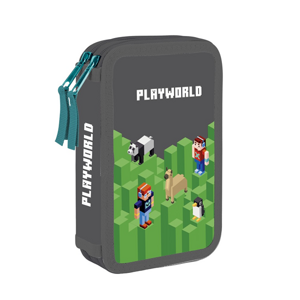 Penál 2patrový prázdný - Playworld 2024