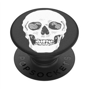 PopSockets Original PopGrip - Lebka (Shaky Bones White)