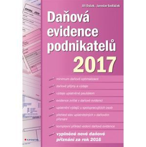 Daňová evidence podnikatelů 2017 - Dušek Jiří, Sedláček Jaroslav