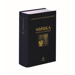 Sbírka nálezů a usnesení ÚS ČR, svazek 88 (vč. CD) - Ústavní soud ČR
