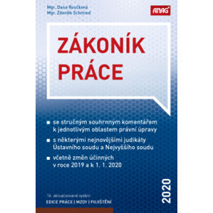 Zákoník práce 2020 (sešitové vydání) -  Mgr. Zdeněk Schmied, Mgr. Dana Roučková
