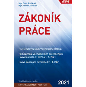Zákoník práce 2021 – sešit - Mgr. Zdeněk Schmied, Mgr. Dana Roučková