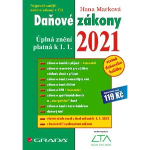Daňové zákony 2021 - Marková Hana