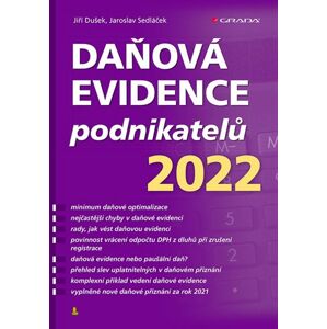 Daňová evidence podnikatelů 2022 - Dušek Jiří, Sedláček Jaroslav