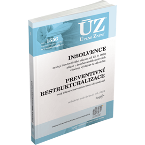 ÚZ 1556 / Insolvence, Preventivní restrukturalizace