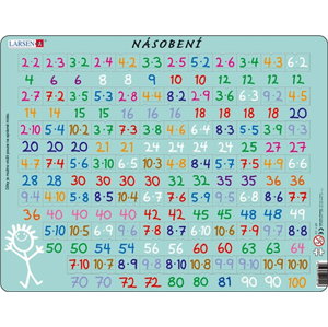 Puzzle MAXI - Násobení/81 dílků