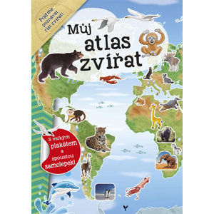 Můj atlas zvířat s velkým plakátem a spoustou samolepek - Dozo Galia Lami