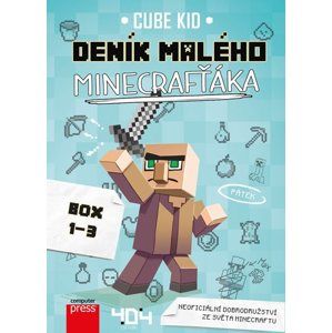 Deník malého Minecrafťáka BOX 1-3 - Cube Kid