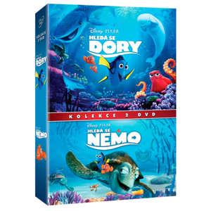 DVD Hledá se Nemo + Hledá se Dory kolekce