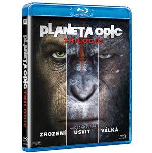 Planeta opic Trilogie 3 Blu-ray
