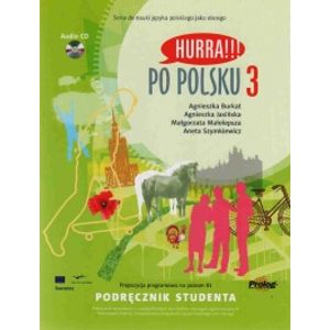 Hurra !!! Po polsku 3 - učebnice + audio CD - Burkat, Jasinska, malolepsza, Szymkiewic