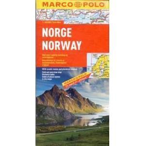 Norsko, Švédsko - mapa Marco Polo - 1:800 000